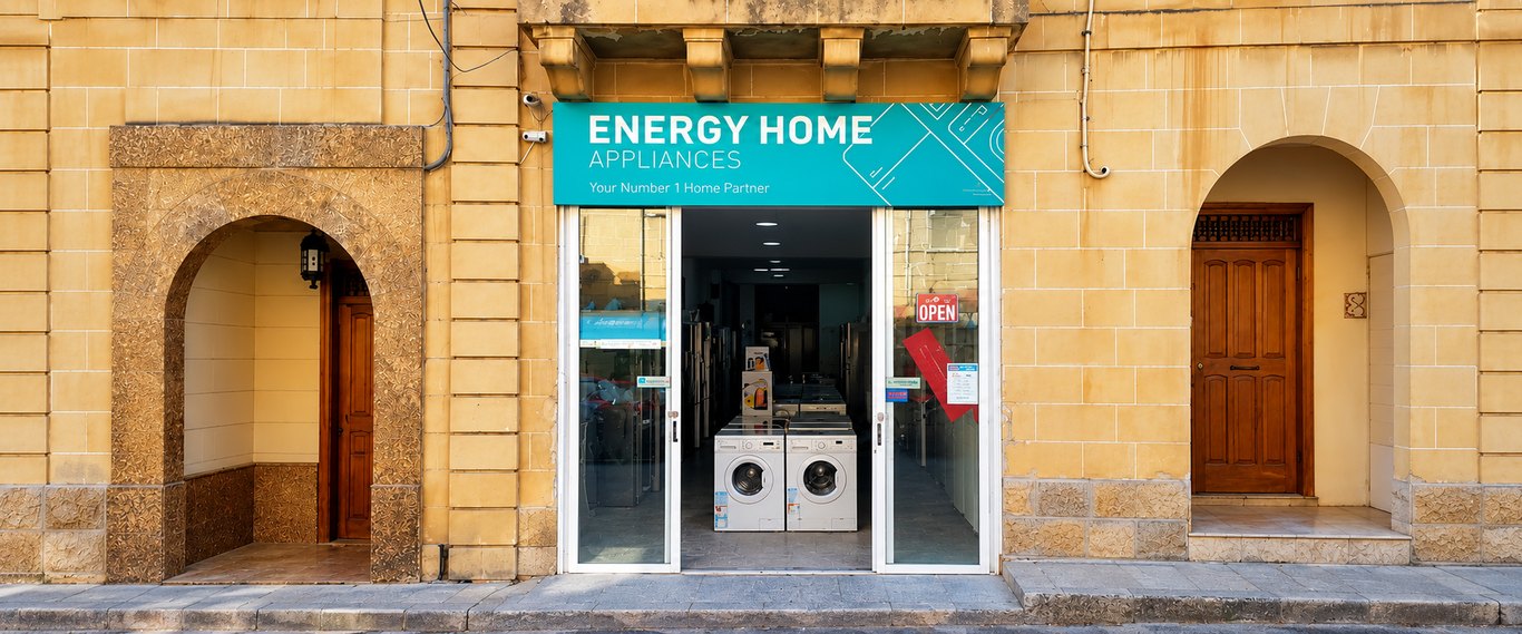 The Energy Home Appliances showroom in St Paul’s Bay — your number 1 home partner.
