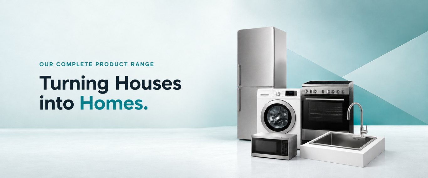 Our complete product range — turning houses into Homes.